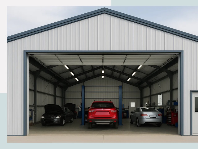 Ангары из сэндвич панелей от 619 руб. в Сарапул