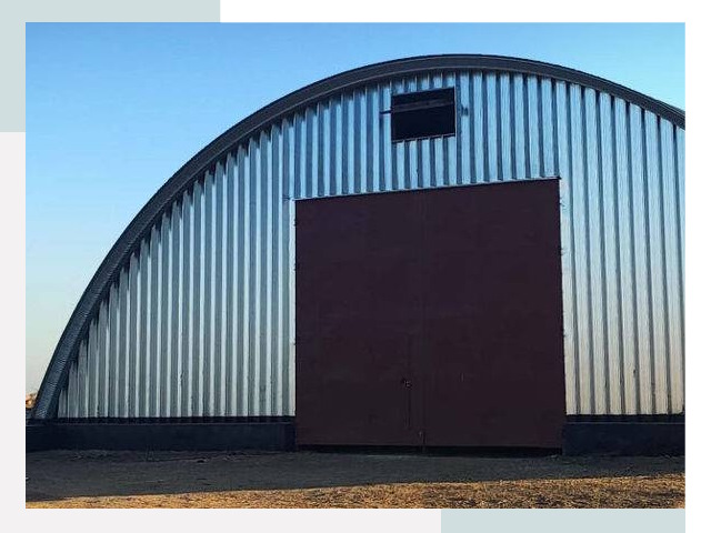 Бескаркасные ангары в Сарапуле