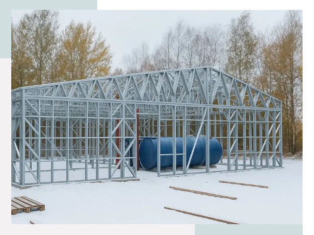 Металлические ангары в Сарапуле