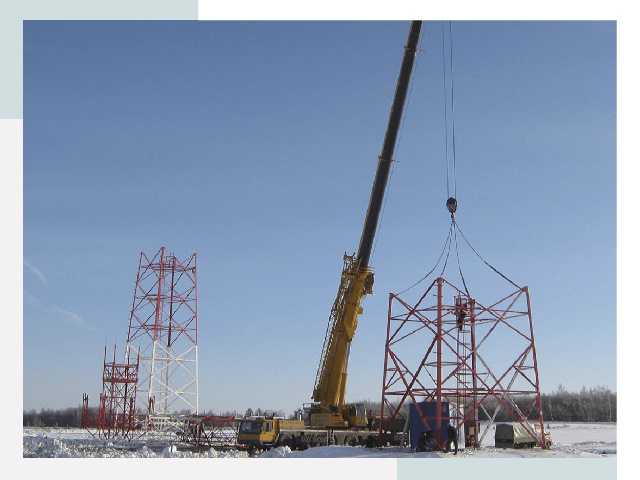 Монтаж вышек связи в Сарапуле