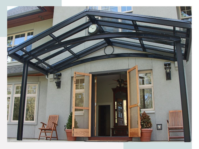 Козырьки металлические в Сарапуле