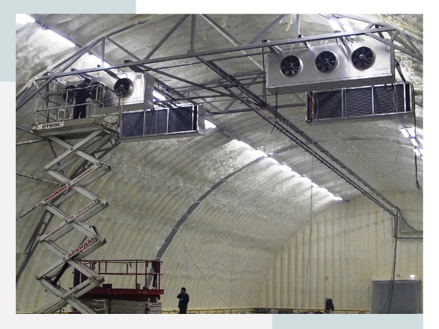 Оснащение ангаров в Сарапуле