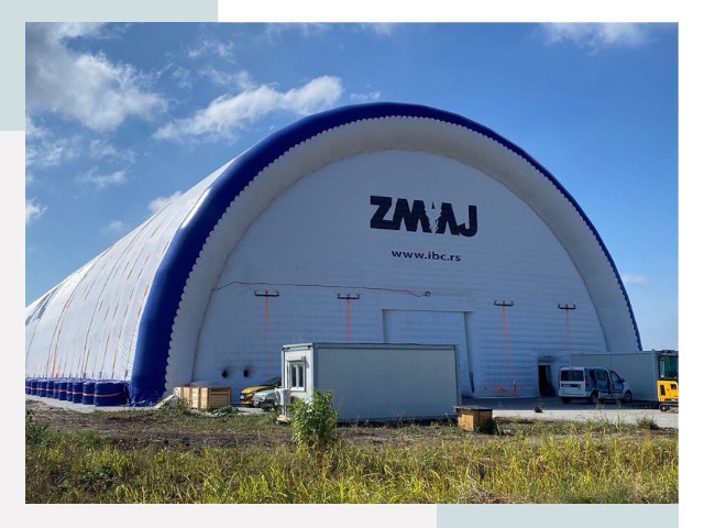 Брендирование ангаров в Сарапуле